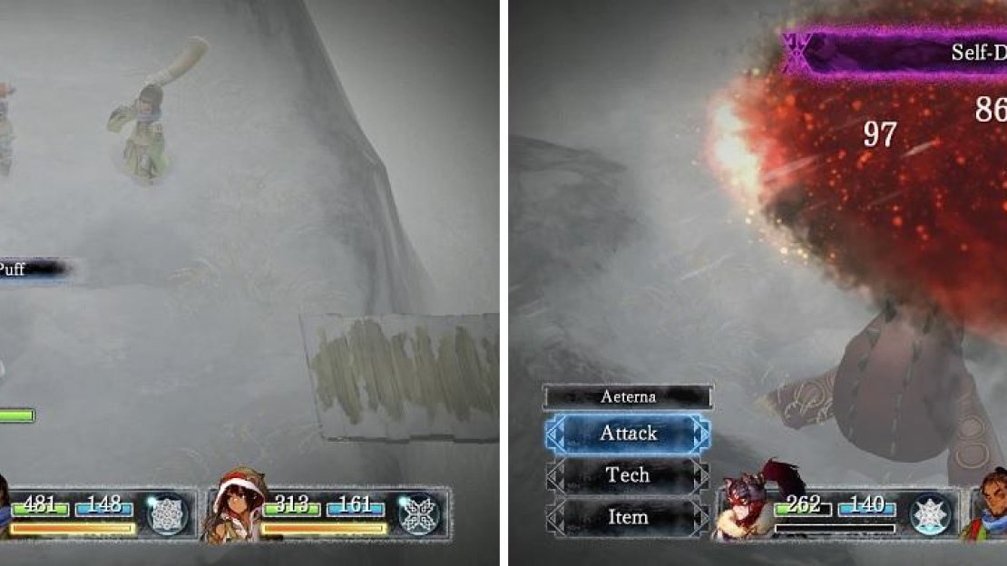 The annoying Puff-Puffs have evolved, so be wary of their positioning when they die, so you don’t take damage from their Self-Destruct.