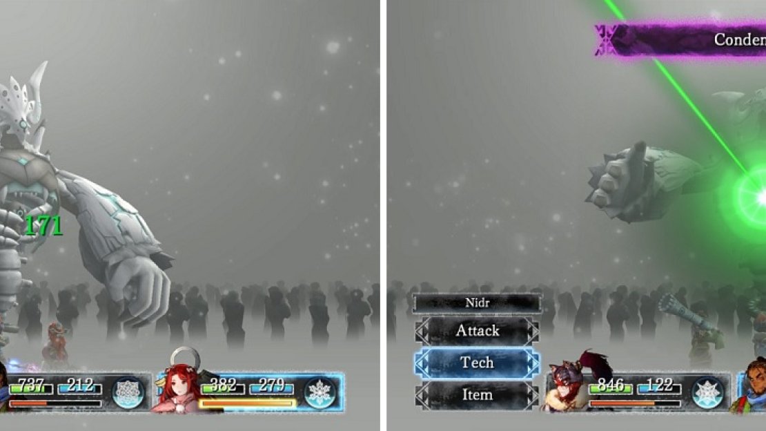 Dark Samsara regenerates health during the fight (left). Condense Time cannot kill you (right).