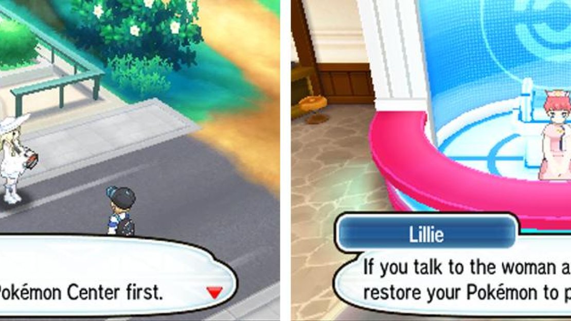 Pokemon Centres are a delightful sight after a long adventure.