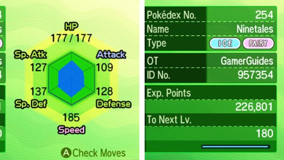 The hidden stat display is geared towards hardcore Pokemon trainers.
