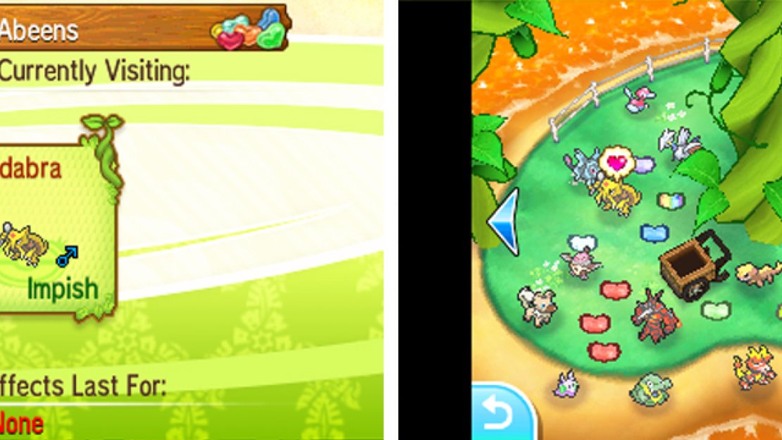 Here you can harvest Poke Beans and befriend wild Pokemon.