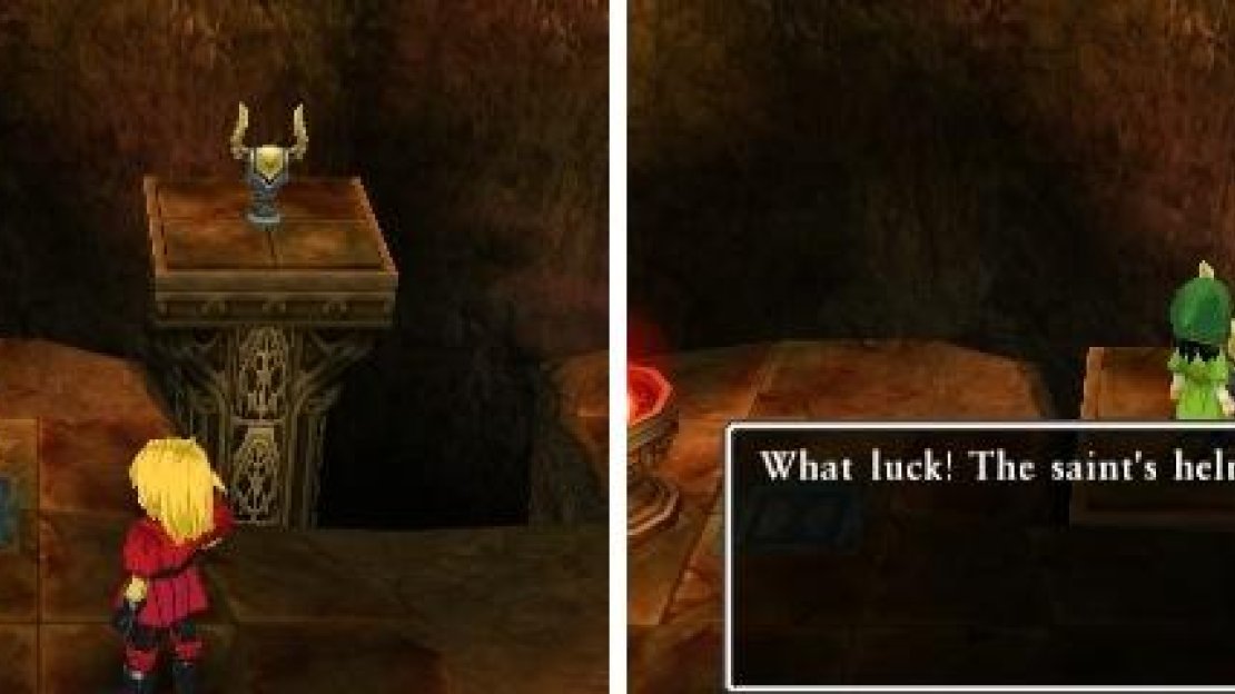 Just press both buttons (left) to be able to grab the sacred items in each tomb (right).