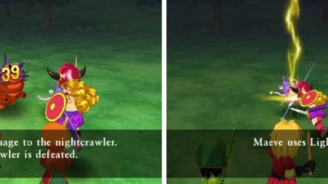 Take advantage of Maeve being in your party to help level up a few times before you go to the village.