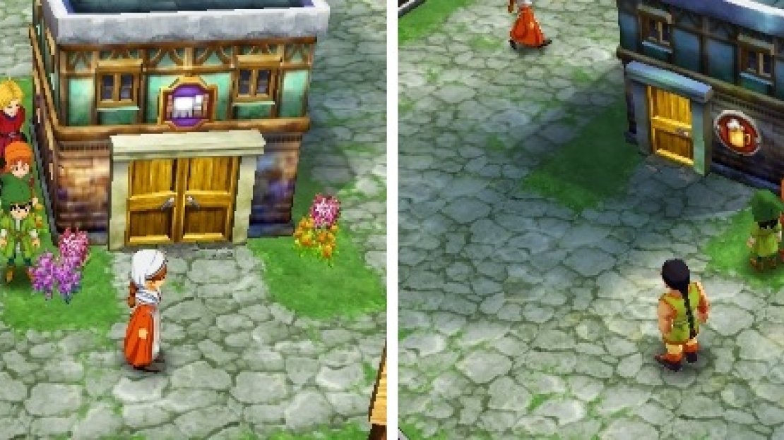The pub can be found by going through the back entrance of the inn.
