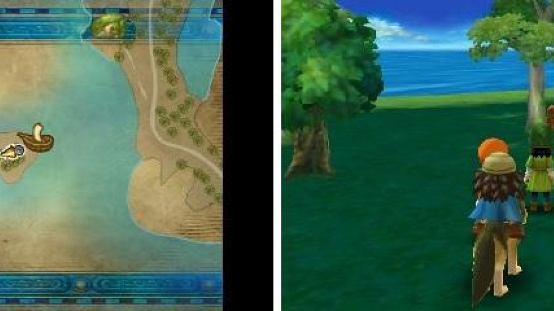 The location of the small island with the Lucida Shard chest.