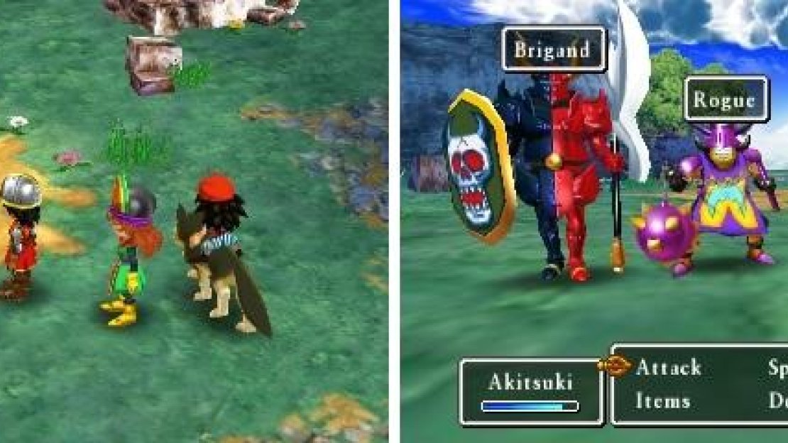 Check on the priest laying on the ground (left), only to get thrown into a four-enemy battle (right).