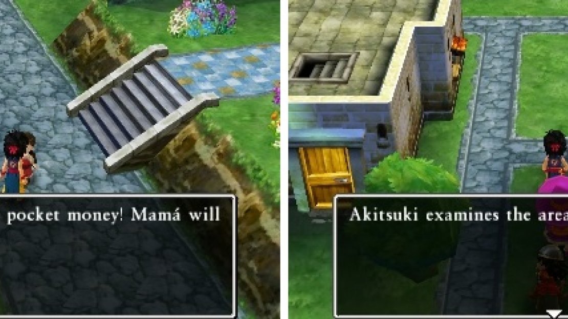 Although you don’t get anything, you can help out the little girl by finding her money on the ground next the building nearby.