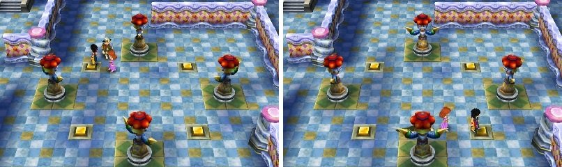 The statue switch puzzle can be one of the more annoying puzzles, especially if you randomly hit the switches.