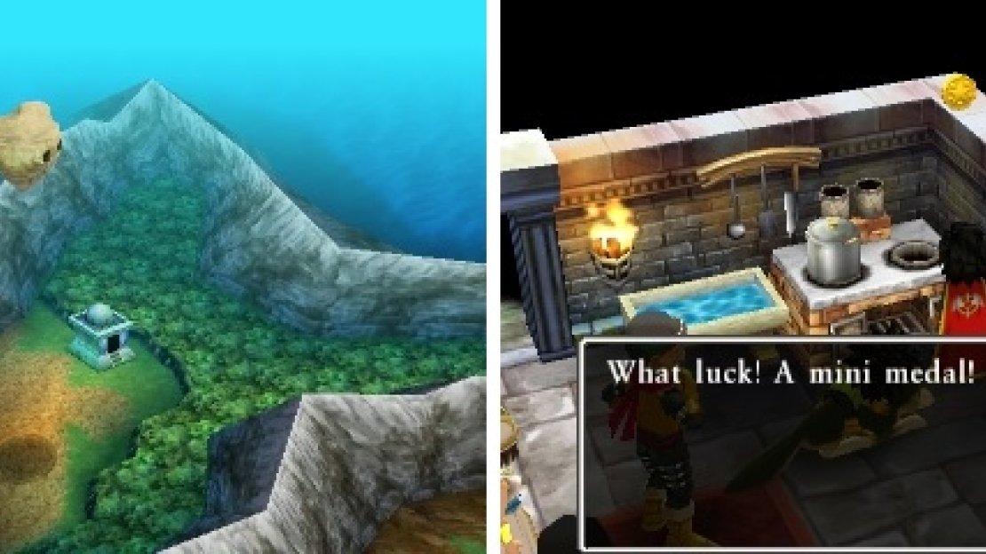 The location of the Gnostic’s place on the map (left). Grab the hidden Mini Medal from the oven (right).