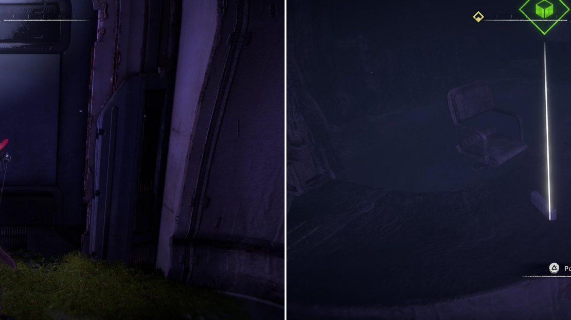 Return to the ruins of your youth and leverage your adult muscles to reach previously sealed locations (left), where you’ll find new treasures - like the valuable Power Cell (right).