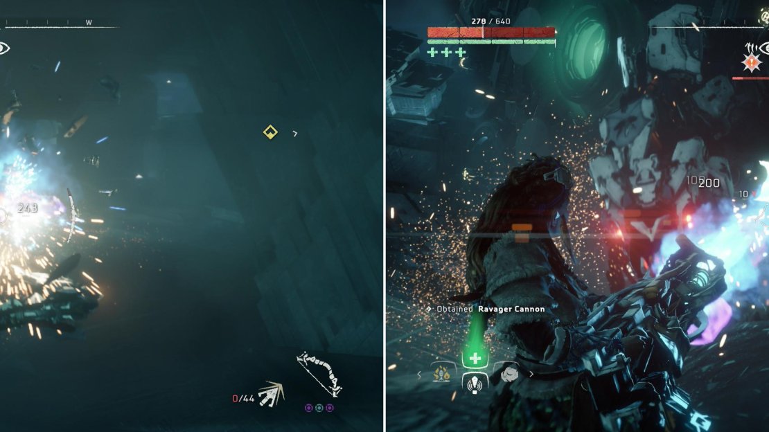 As usual, you shouldn’t view Ravagers as a threat (left) as much as an opportunity to grab a Ravager Cannon (right).