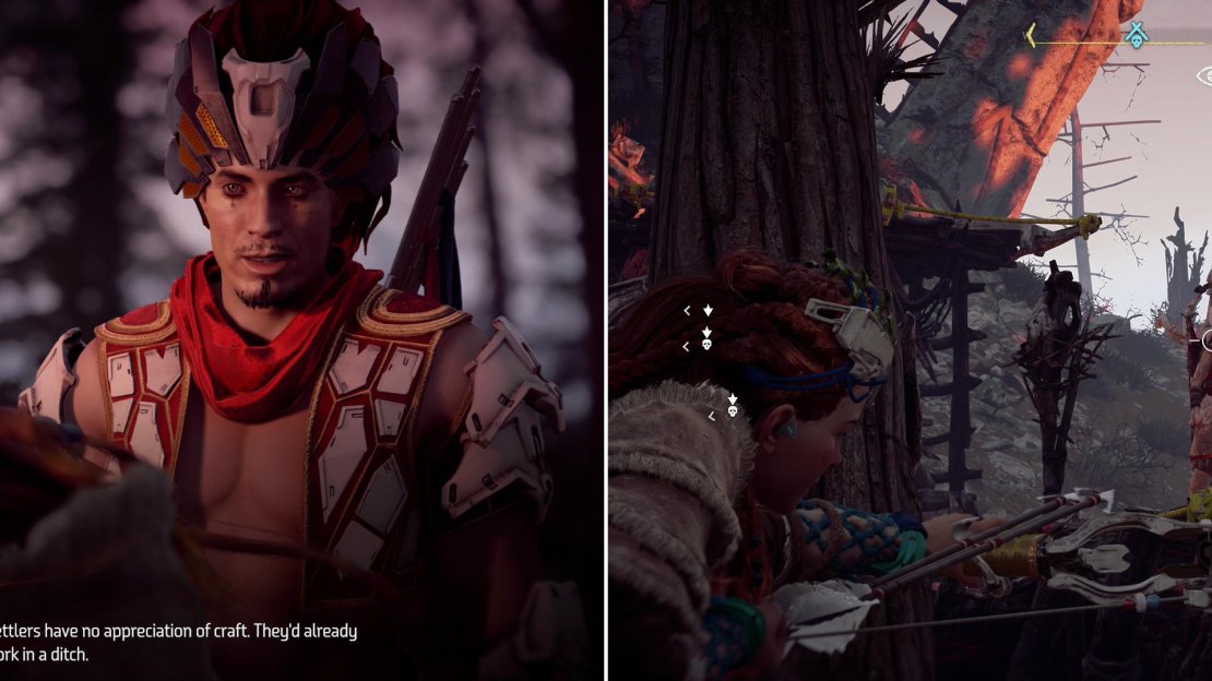 You may just find your old buddy Nil outside the Shattered Kiln Bandit Camp (left). As usual, start things out by picking off the Bandits along the peripheral of the camp (right).