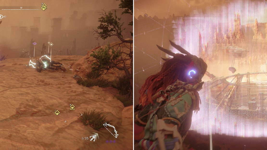 A pair of Scrappers (left) guard the Vantage - Bryce Orbital (right).