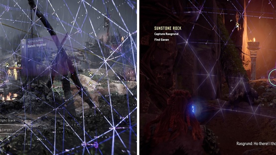 If you haven’t cleared the bandit camp, you will be facing a lot of enemies while going after Ullia (left). Watch out for the traps when going after Rasgrund (right).