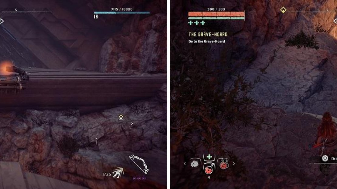Hmm, seems the front door is not accessible (left). Look to the left of the front door to find a path leading below and inside (right).