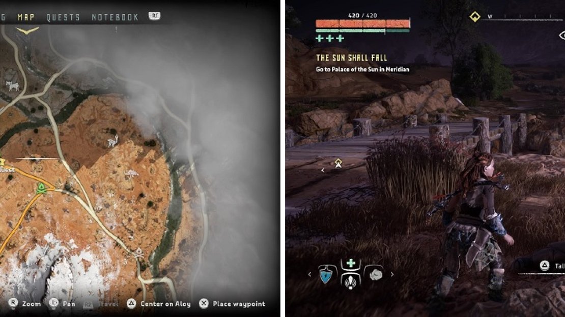 The location of the injured NPC who is one way to start this quest.