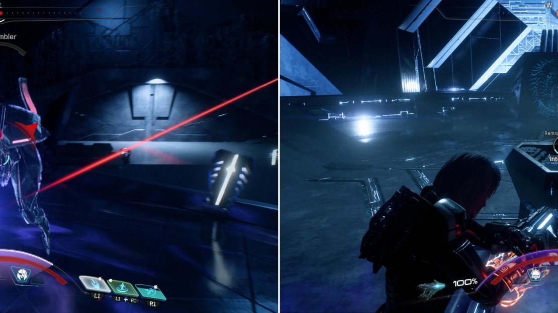 The Remnant will put up a stiff defense (left), fight through them and launch a Remnant ship (right).