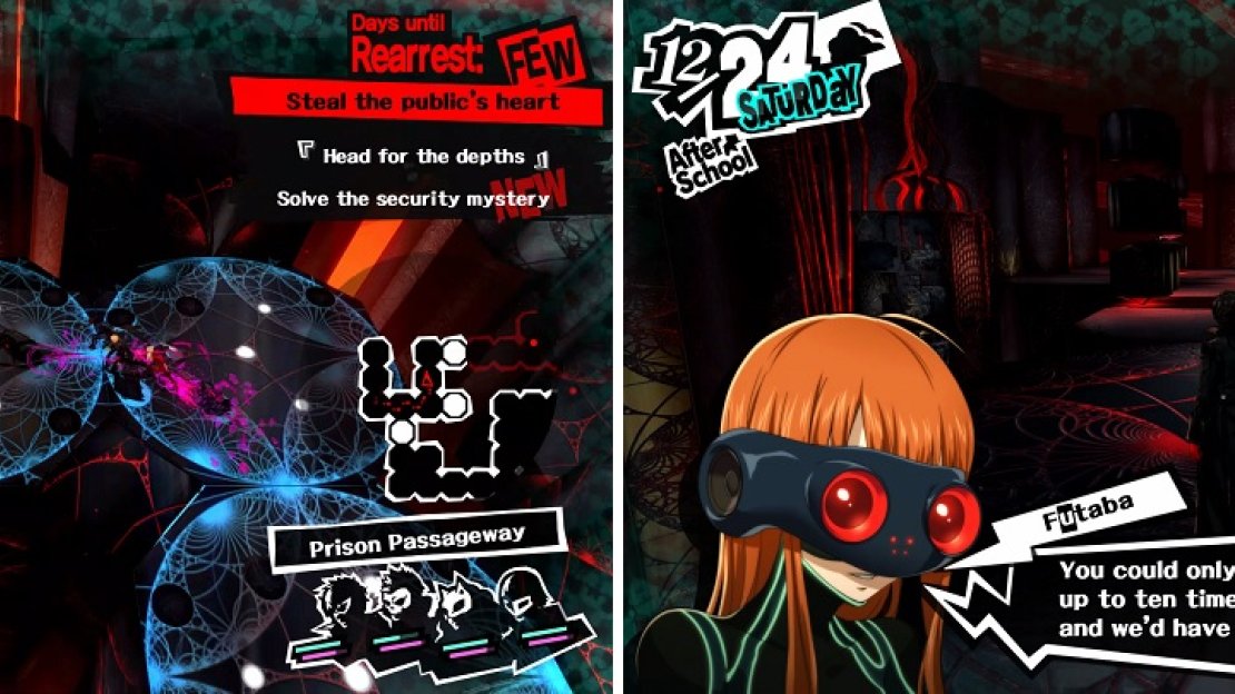 The light puzzles will have a limitation thrown at you later (left), with Futaba explaining that limitation after solving the first one (right).
