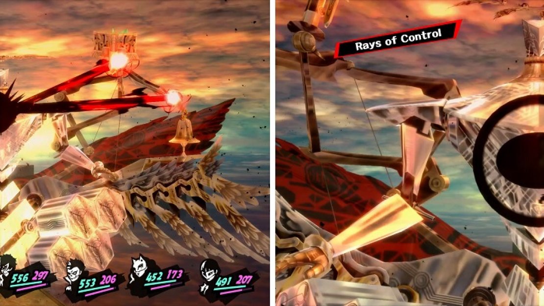 When Yaldabaoth brings out all four arms at once, he will unleash his ultimate move soon.