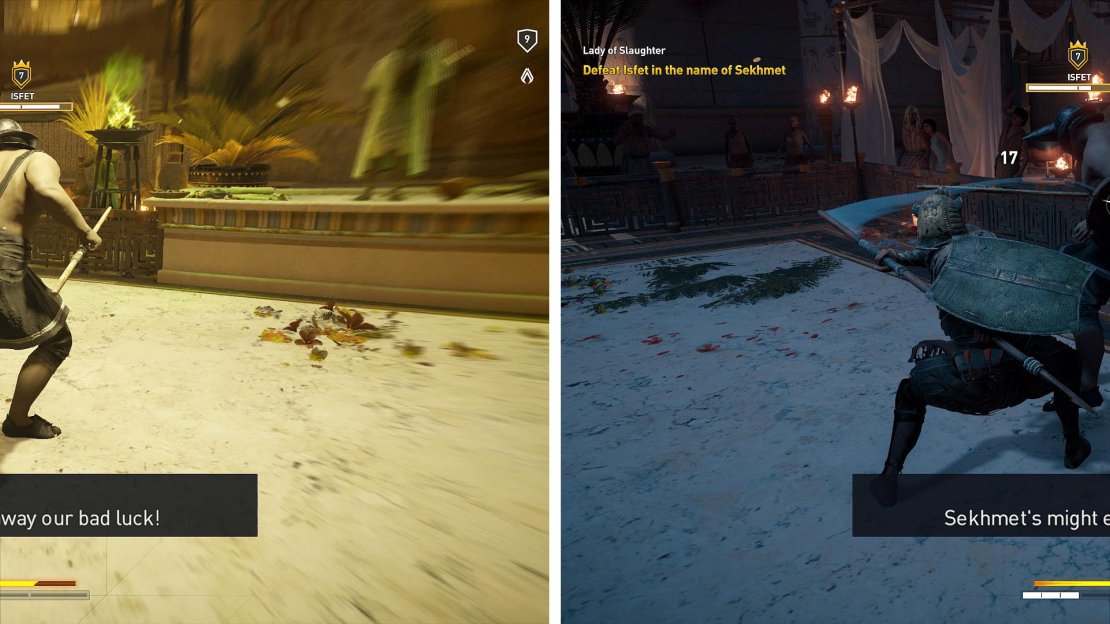 Make good use of your special as you become faster (left) and just generally stay at range until you see an opening (right).