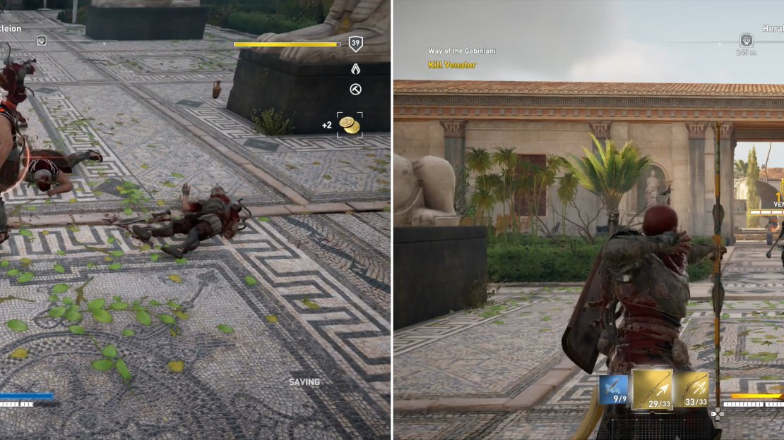 Thwart Venator’s soldier’s (left) then put down Venator himself (right).
