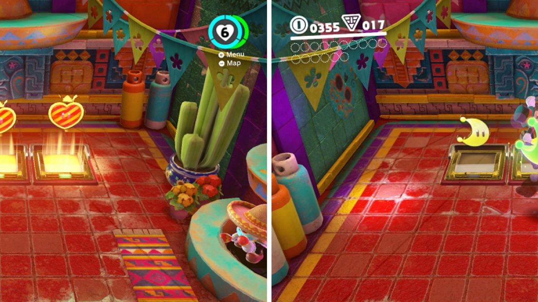 Stand on the left side of the slots to easily hit all three and get an easy moon.