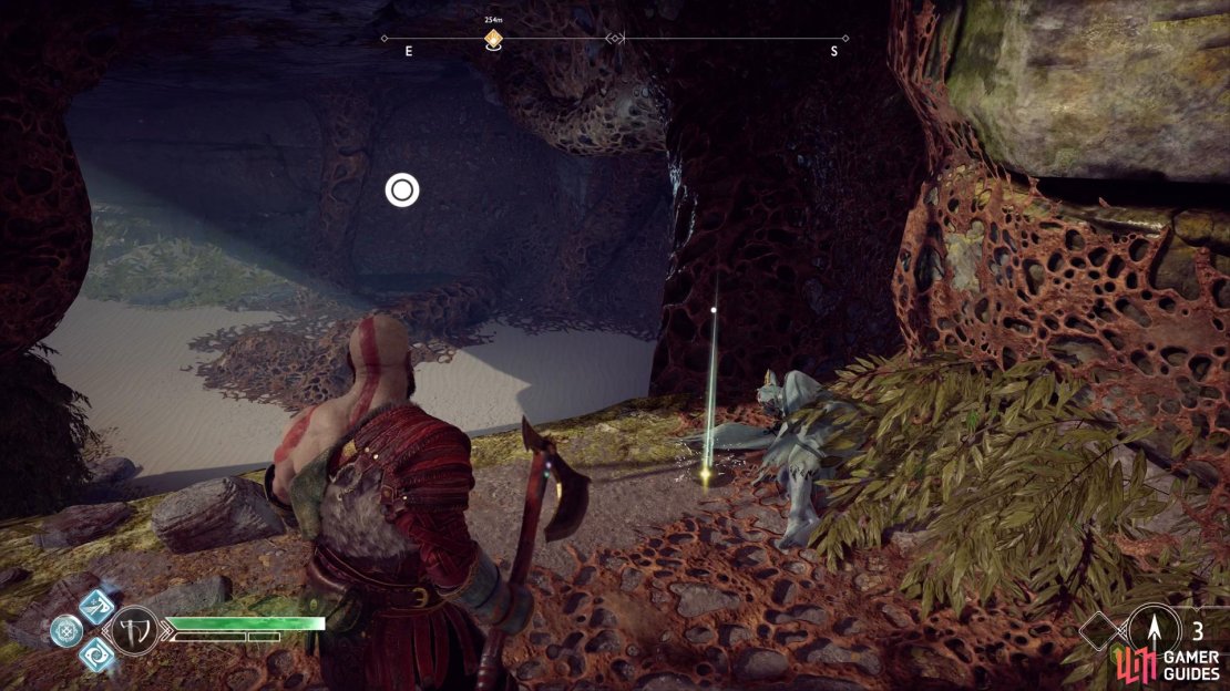 Cross the vine bridge to find this Artefact.