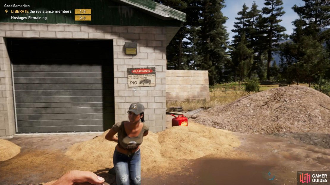 You’ll find hostages all across Holland Valley, all of which count towards this mission.