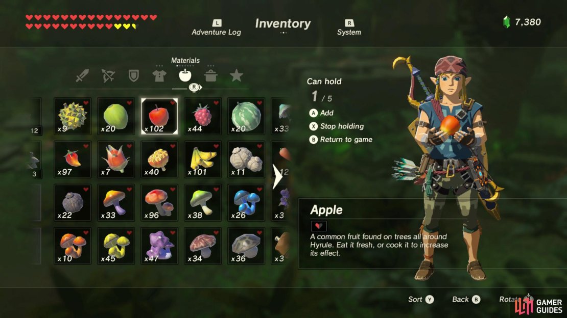 An apple a day keeps Ganon away. Or something like that.