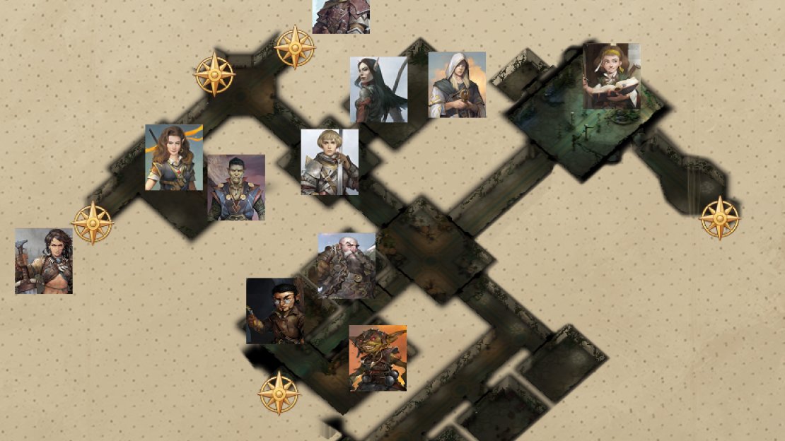 The location of all your comrades.