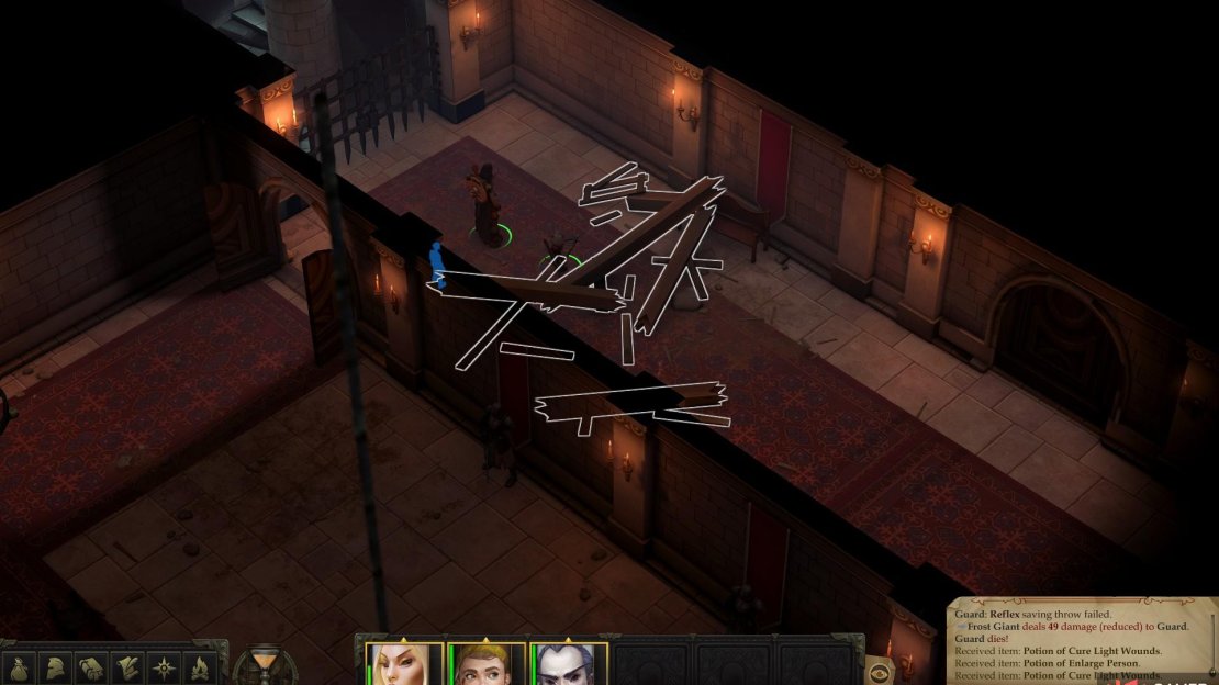 At times you’ll have to succeed at various skill checks to navigate treacherous terrain.