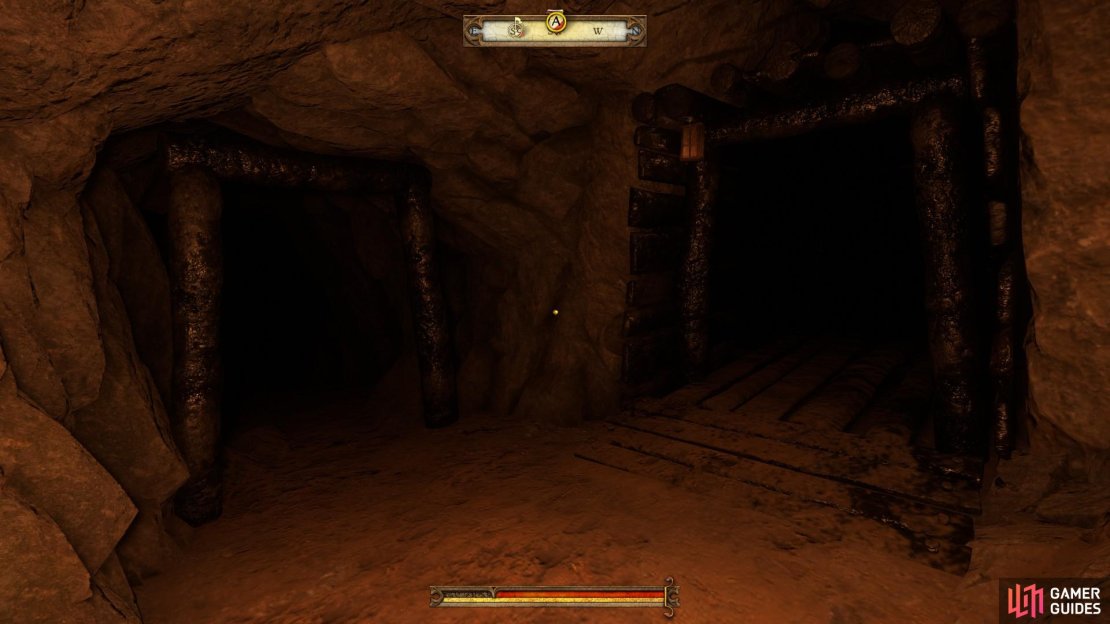 When you enter a fork in the tunnels, turn right and continue following until a cut scene initiates.