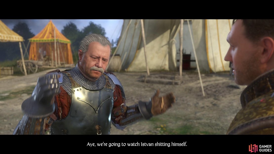 Sir Robard will inform you that the bombardment will continue for a couple of days. 