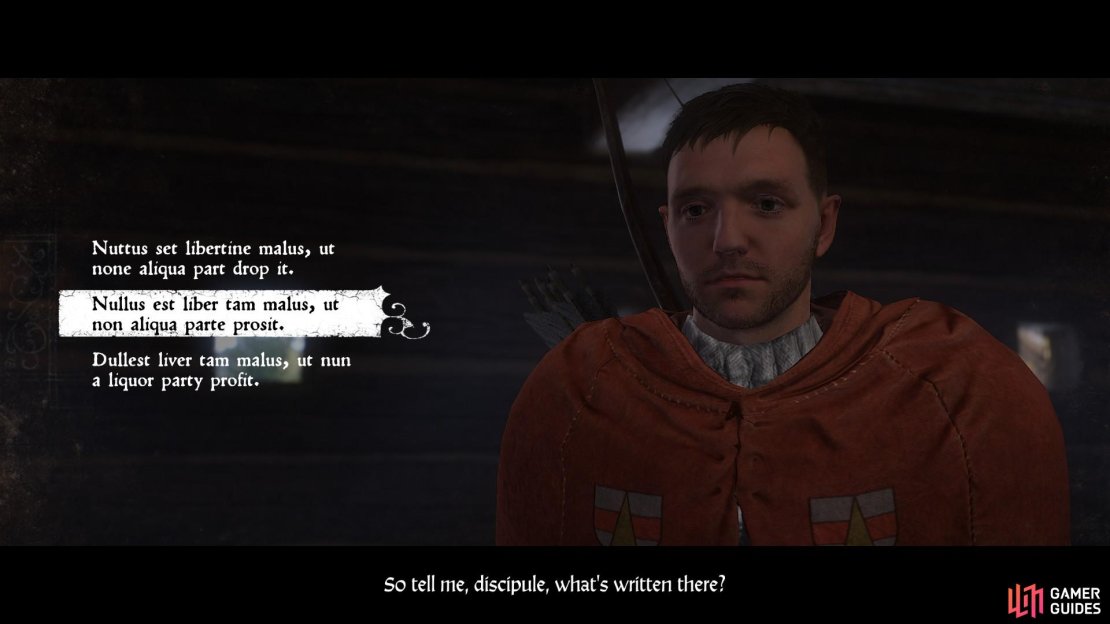 Choose the middle option, the only one without bits of English coming through.