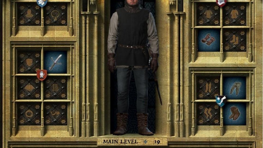 The thief setup should focus on minimising noisy armour pieces while maintaining some level of protected to vulnerable parts of the body, such as the head and neck.