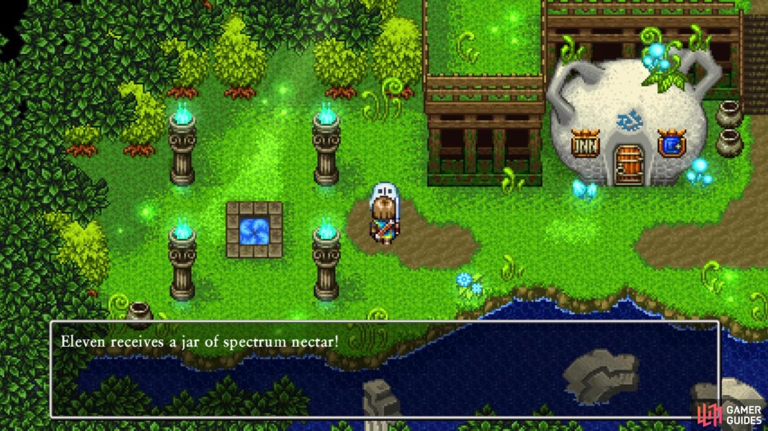 You will receive the nectar from the Tockle after completing Act 3