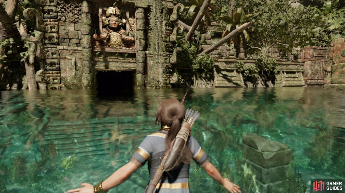 Enter the temple