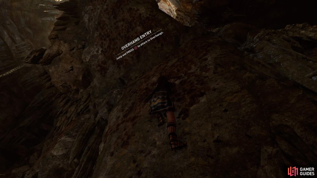 Climb the overhangs