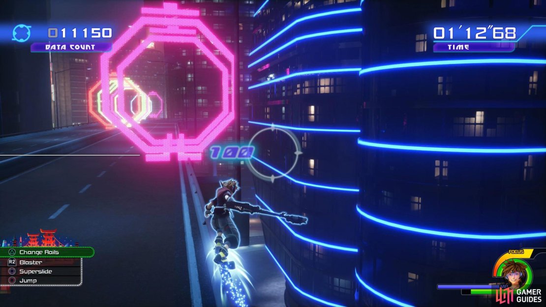The larger rings offer a higher haul of points.