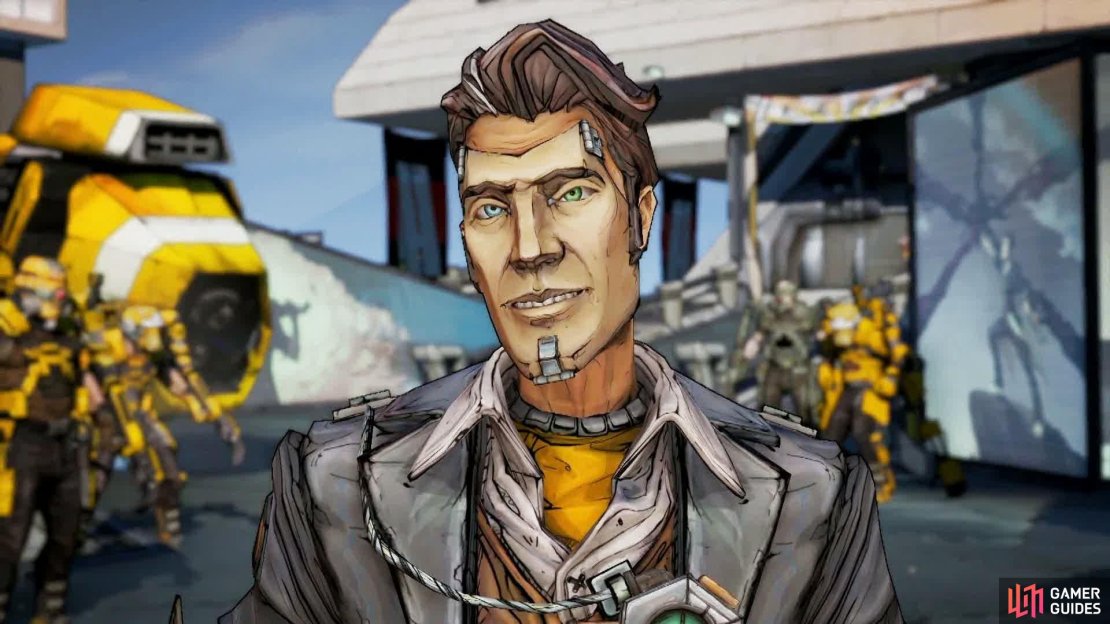 The games villain; Handsome Jack.