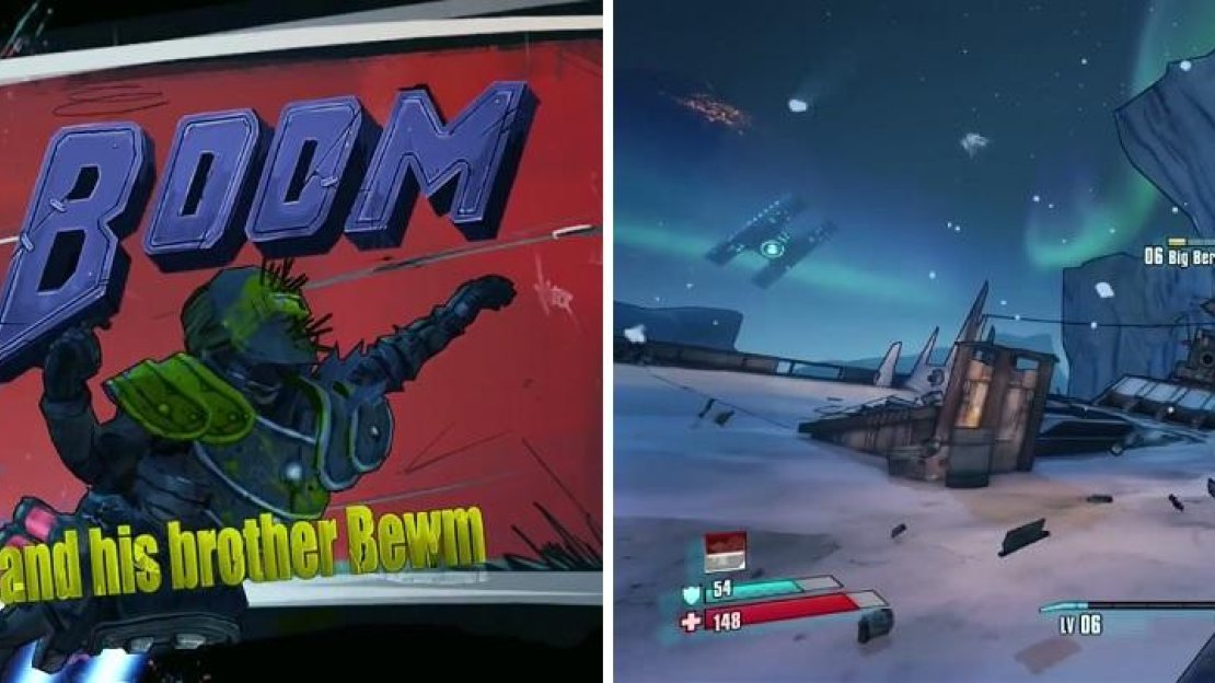 Boom and Bewm are some explosives-loving brothers. You will need to destroy the cannon, Big Bertha, before you can kill Boom (right).