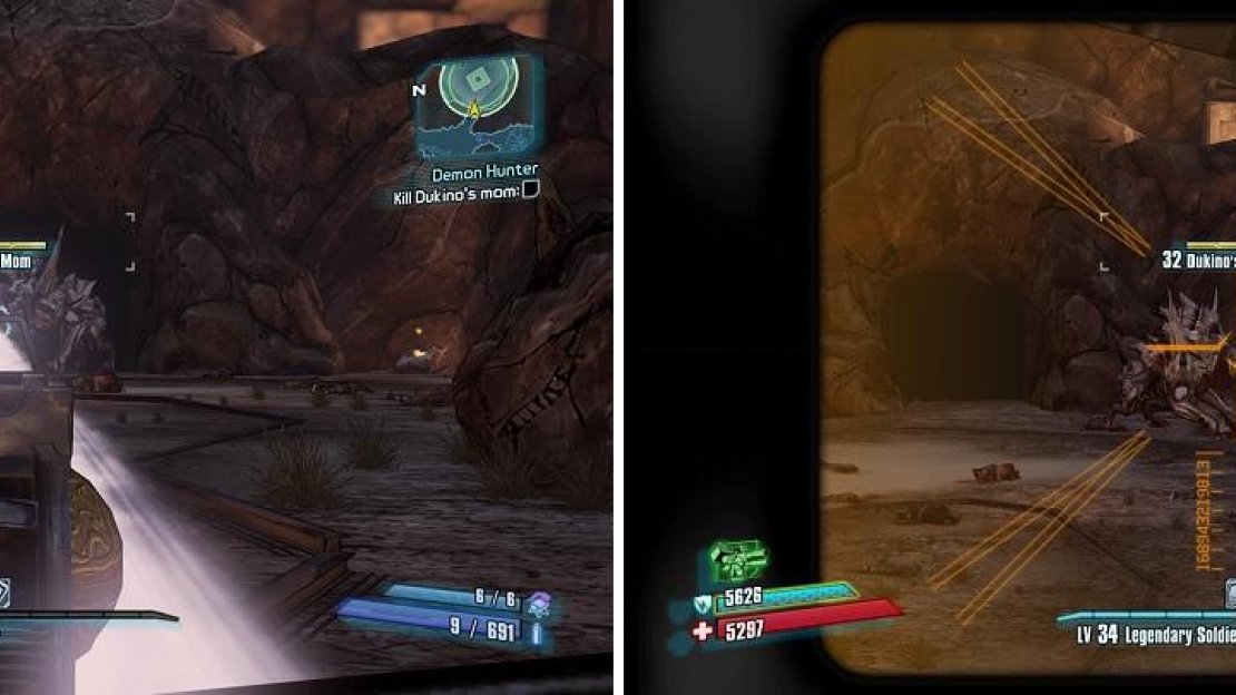 Dukino’s Mom has two very dangerous attacks, a laser beam she shoots from her mouth (left) and electric balls (right).