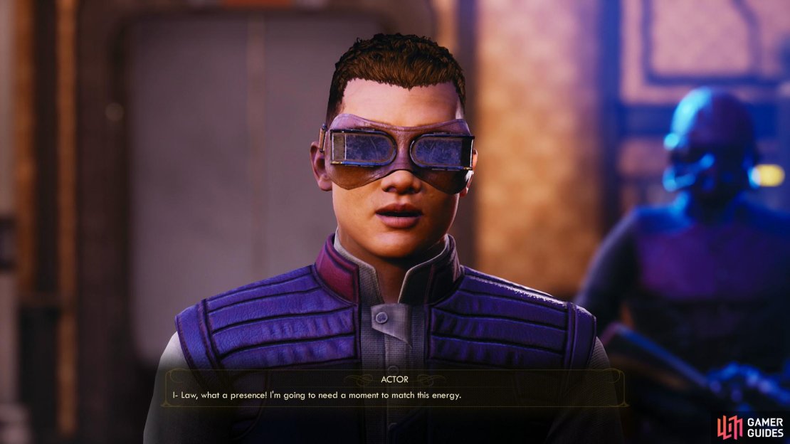 You can impress Maverick - and your fellow actors - by passing various dialogue checks.