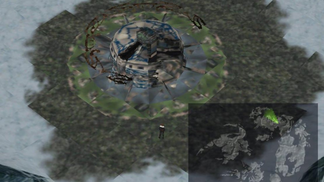 The location of Trabia Garden on the map.