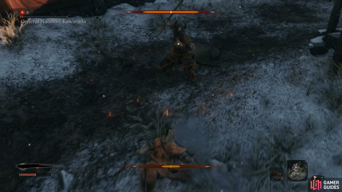 Defeat Naomori to obtain the Seed.