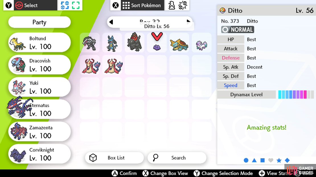 The Judge function lets you easily scrutinise your Pokémon.