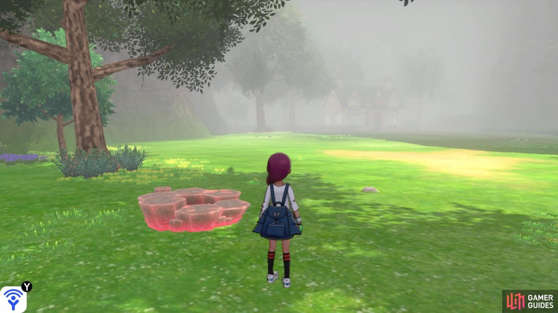 This Den lies to the northwest of the Pokémon Nursery.