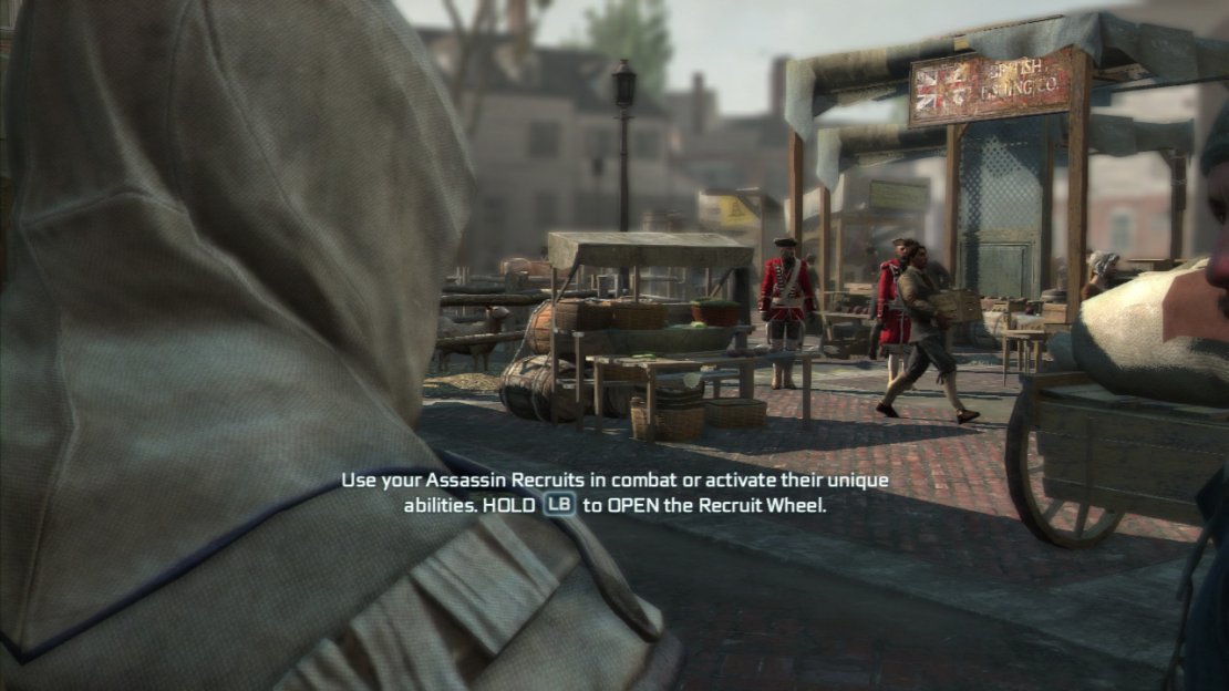 Continue following Stephane until a cut-scene begins. Afterwards we’ll be able to send Stephane into the market to assassinate the target using the assassinate button. Do so for a story scene to end the mission.
