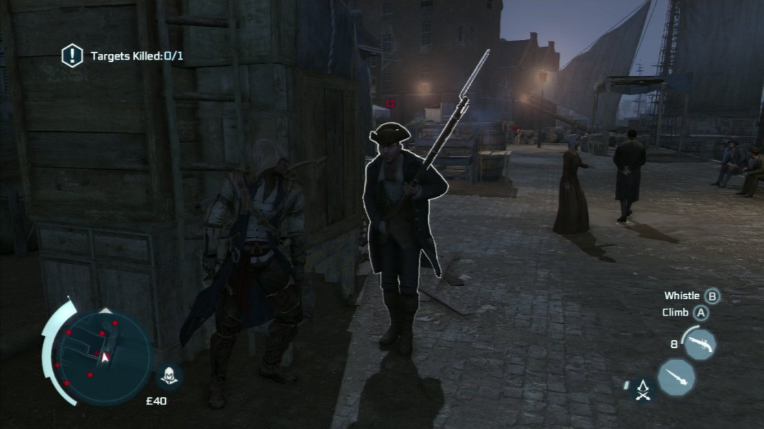 After another short scene, you will have to go and get a soldier’s uniform. Head over to the red objective marker. Wait for the guard to walk away from his friends and when he is isolated - or whistle to him from the nearby crates - and then kill him. Loot the body to don the uniform. Note that if you can kill him without being detected you will complete the optional objective for doing so. This will complete the mission.