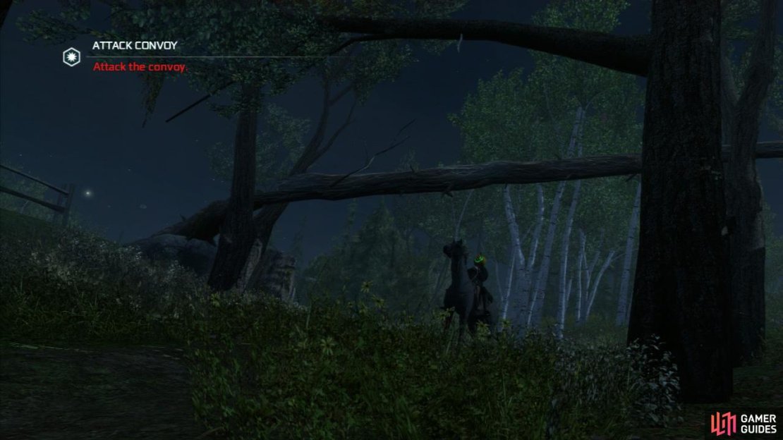 When you arrive at the destination, examine the clues in the nearby area and after examining enough of them, a scene will play and when it ends you will have completed the mission.    Return to the Frontiersmen&rsquo;s campfire or tavern to pick up the next quest.